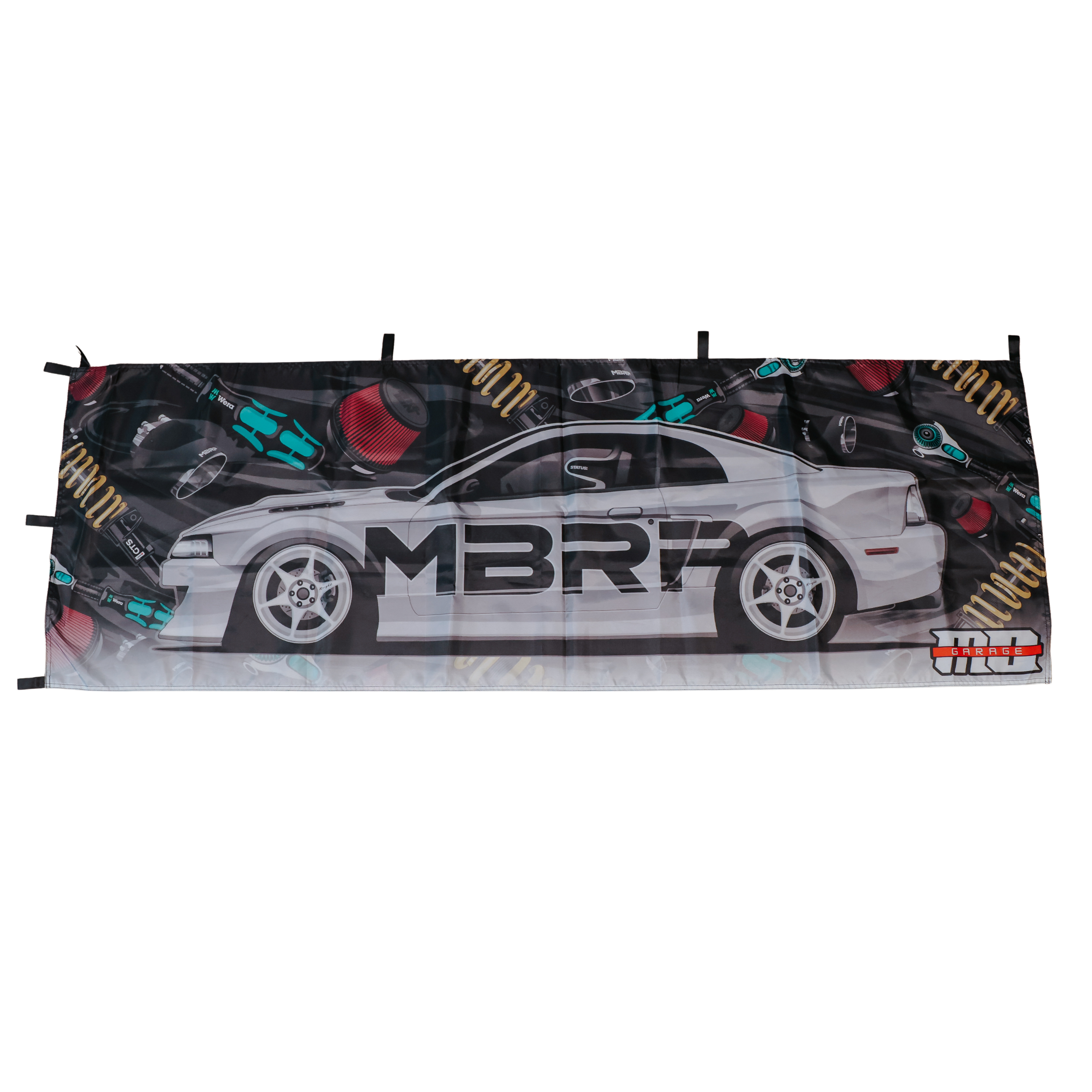 Drift Car Nobori Flag
